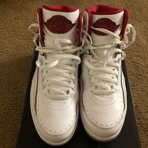 Retro 2 Varsity Red and White